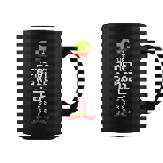 First Base Elf Softball Matching Family Christmas Pajama Graphic Print Coffee Mug - Monsterry