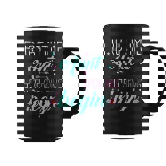 First Time Aunt Let The Spoiling Begin New 1st Time Graphic Print Coffee Mug - Monsterry