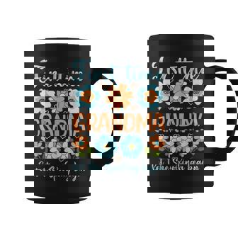 First Time Grandma Let The Spoiling Begin Soon To Be Grandma Graphic Print Coffee Mug - Monsterry