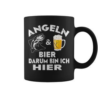 Fisch&Bier Darum Bin Ich Hier Angler Tassen - Geschenkecke