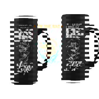 Fisherman I'm One Bad Bass Papa Fishing Lover Father's Day Coffee Mug | Mazezy