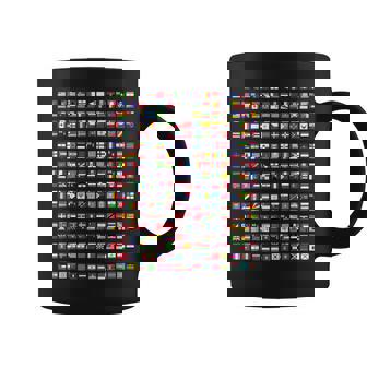 Flags Of The Countries Of The World Flag International Graphic Print Coffee Mug - Monsterry