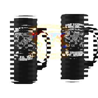 Flags Of The Countries Of The World Map International Graphic Print Coffee Mug - Monsterry