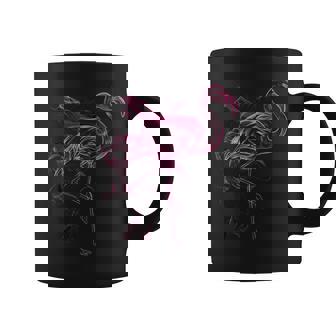 Flamenco Rosa Pájaros Amantes De Los Animales Motivo Tropical Animal Arte Taza de café - Regaloses