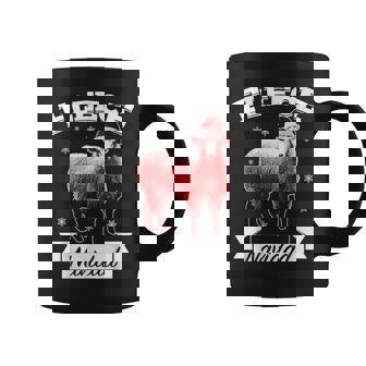 Fleece Navidad Christmas Sheep Lamb Feliz Xmas Pun Graphic Print Coffee Mug - Monsterry