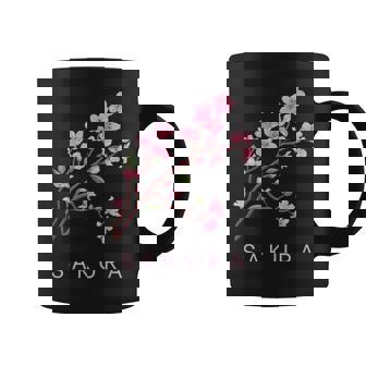 Floral Printanier Avec Fleurs De Cerisier Japonais Sakura Tasse - Cadeauxyz
