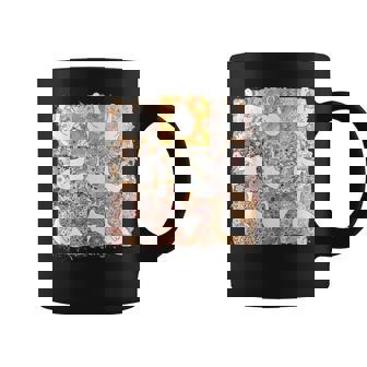 Floral Silly Goose Boho Mama Mom Farm Duck Animal Goose Meme Graphic Print Coffee Mug - Monsterry
