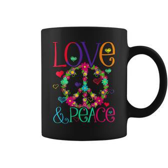 Flower Power Hippie Kostüm Love Peace 60Er 70Er Retro Tassen - Geschenkecke