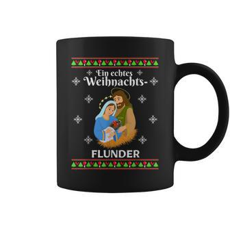 Flunder Fish Christmas Wonder Fishing Baltic Sea North Sea Tassen - Geschenkecke