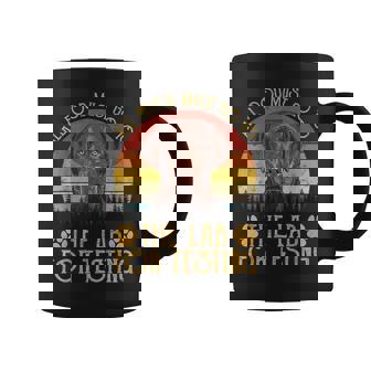 All Food Must Go To The Lab For Testing Chocolate Lab Graphic Print Coffee Mug - Monsterry
