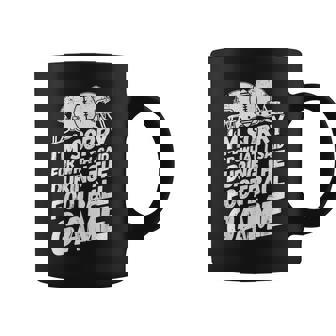 Football Watch Party Viewing Saying Sorry Graphic Print Coffee Mug - Monsterry