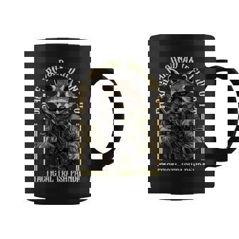 Forage Around & Find Out Tactical Trash Panda Raccoon Coffee Mug - Monsterry