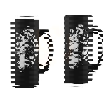 Fox Foxes Night Moon Day Sun Stars Spirit Celestial Moon Alt Coffee Mug - Monsterry