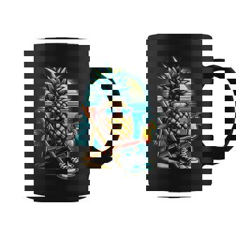 Fresco Piña Piña Colada Playa Diversión Sin Mangas Taza de café - Regaloses