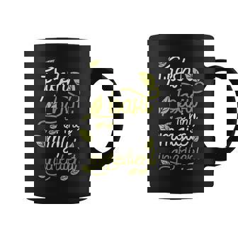 Fresh Basil Is My Magic Ingredient Herbs Green Basil Graphic Print Coffee Mug - Monsterry