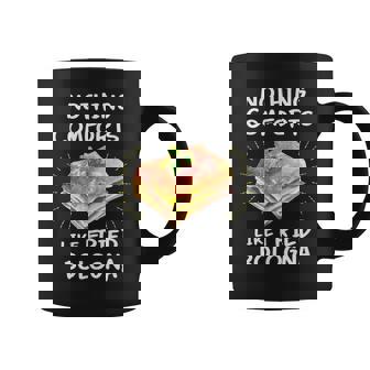 Fried Bologna Sandwich Comfort Food -Italian Food Graphic Print Coffee Mug - Monsterry
