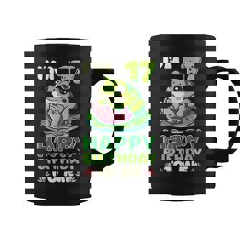 Frog 17th Birthday Party Celebration Lily Pad Nature Lover Graphic Print Coffee Mug - Monsterry