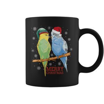 Frohe Weihnachten Budgies Birds Tassen - Geschenkecke