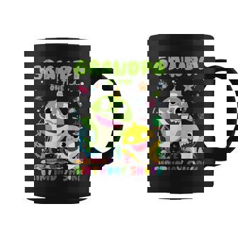 Birthday Boy Girl Grandpa Of The Birthday Family Shark Coffee Mug - Thegiftio UK