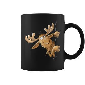 With Cartoon I Elk Wild Animal Motif Tassen - Geschenkecke