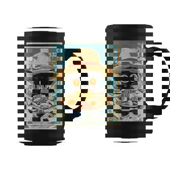 Graphic Cat Ramen Noodles Japanese Kawaii Anime Coffee Mug | Seseable CA