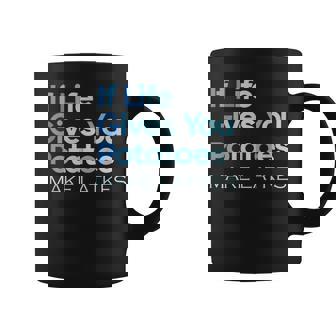 Chanukah Jewish If Life Gives You Potatoes Make Latkes Coffee Mug | Mazezy