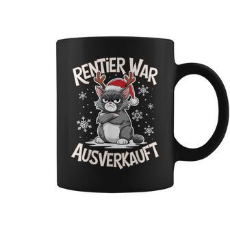 Christmas Cat Reindeer Was Out Sold Out Tassen - Geschenkecke