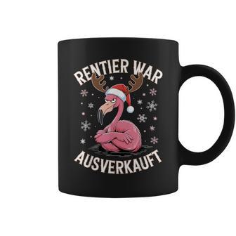 Christmas Flamingo Reindeer Was Out Sold Out Tassen - Geschenkecke