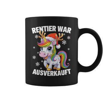 Christmas Unicorn Reindeer Was Out Sold Out Tassen - Geschenkecke