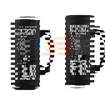 Donald Trump American Flag My President Is A Felon Coffee Mug | Seseable UK