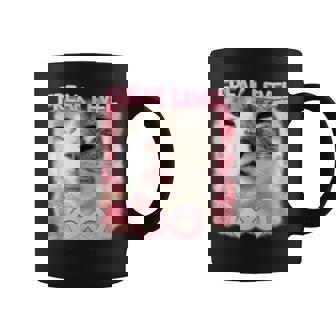 Freak Level Freaky Ahh Cat Meme Silly Cat Coffee Mug - Thegiftio UK