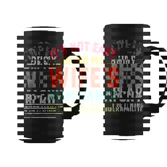Husband It's Not Easy Being My Wife's Arm Candy Retro Coffee Mug - Thegiftio UK