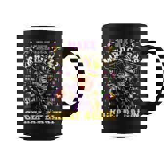 Mardi Gras Donald Trump Mardi Gras American Flag Coffee Mug - Thegiftio UK