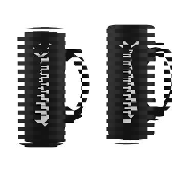 Piano Neck Tie Humorous Keyboard Music Player Coffee Mug - Seseable