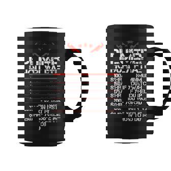 Plumber Plumber Hourly Labor Rates Plumber Men Coffee Mug | Mazezy