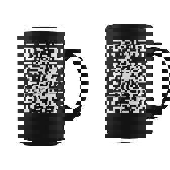 Qr He's Back President Trump Code 2 Side Coffee Mug | Seseable UK