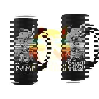He Is Rizzin' Jesus Playing Basketball Christian Coffee Mug - Seseable
