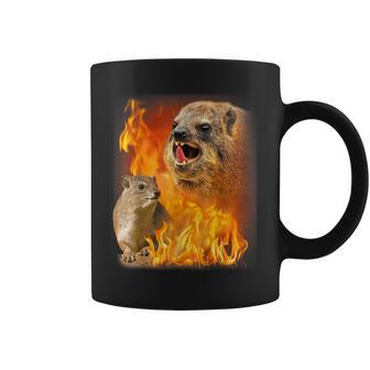 Rock Hyrax Fire Style Tassen - Geschenkecke