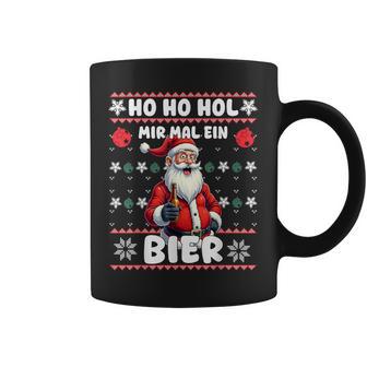 Saying Ho Ho Hol Mir Mal Ein Bier Ugly Christmas Tassen - Geschenkecke