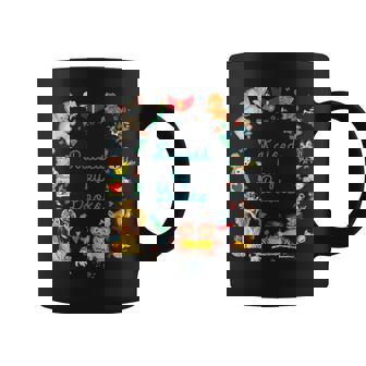 Saying About Reading Raised By Books Coffee Mug - Monsterry