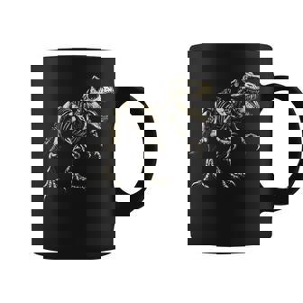 T Rex Skeleton Dinosaur Coffee Mug - Seseable