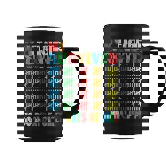 That My Teacher Survived 100 Days Of Me For Teacher Coffee Mug - Thegiftio UK