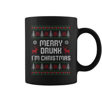 Ugly Christmas Drinking Merry Drunk I'm Christma Tassen - Geschenkecke