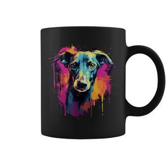 Galgo Espanol Colourful Greyhound Tassen - Geschenkecke