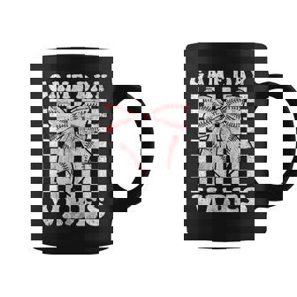 Game Day Vibes Coquette Bow Baseball Mama Baseball Season Coffee Mug - Seseable