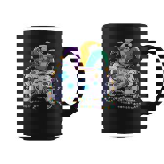 Gaming Mardi Gras Video Game Controller Jester For Boys Men Coffee Mug - Seseable