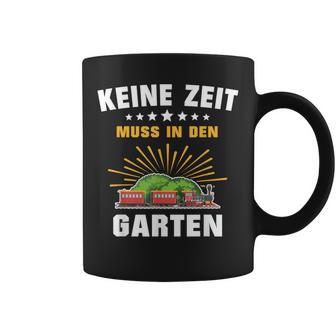 Gartenbahn Steam Train Model Railway Garden Slogan Tassen - Geschenkecke