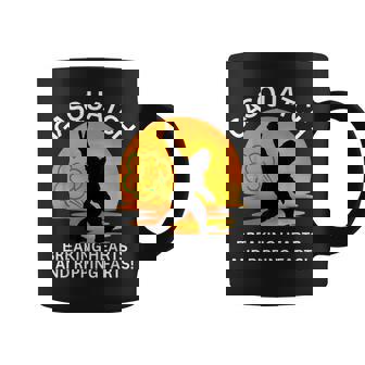 Gasquatch Breaking Hearts And Ripping Farts Sunset Yeti Coffee Mug - Seseable