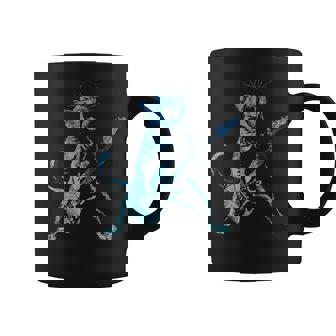 Gato Divertido Retro Tocando La Guitarra Taza de café - Regaloses