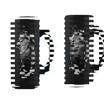 Gato Ruso Rasgado Arcángel Azul Gatos Camisa Para Gato Mamá Taza de café - Regaloses